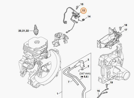 Przerywacz kosy spalinowej STIHL 4148-430-1000