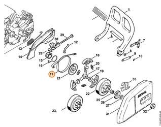 STIHL Taśma hamulcowa 1123-160-5400