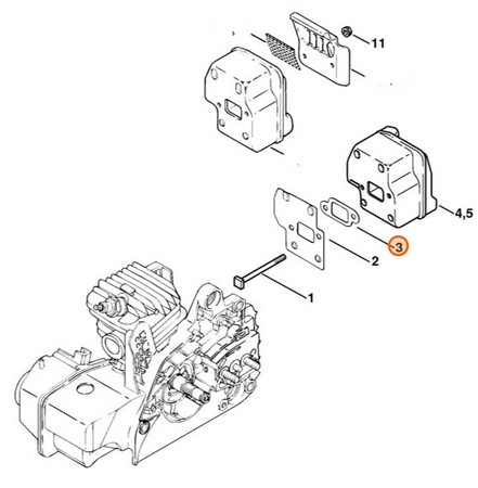 Uszczelka STIHL 1123-149-0500