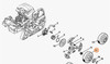 Koło Napędu Łańcucha 3/8" Picco 6-zębów STIHL 1143-640-2000