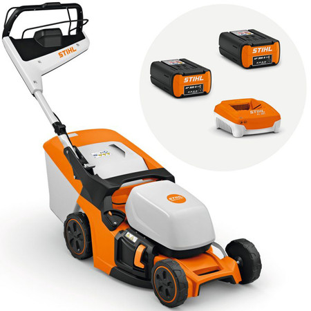 Kosiarka akumulatorowa Stihl RMA 443 PV z 2x akumulator i ładowarka