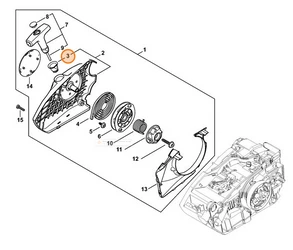 Stihl Tulejka Rozrusznika 1110-084-9102