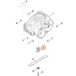 Piasta Noża STIHL 0000-702-5000