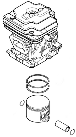 Cylinder z Tłokiem Kosy 42mm STIHL 4147-020-1207