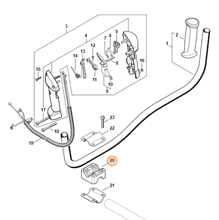 Element Zaciskowy Kosy STIHL 4137-791-6800