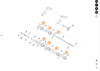 Nóż Wertykulatora Stihl 6290-702-0100