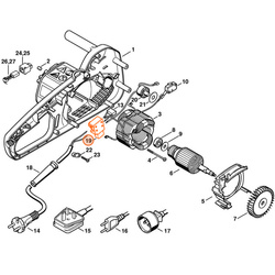 Przełącznik Pilarki Elektrycznej 120/240V STIHL 1208-435-0305