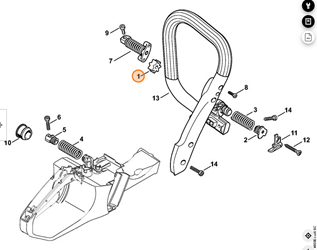 STIHL AMORTYZATOR uchwytu piły 1140-791-2800