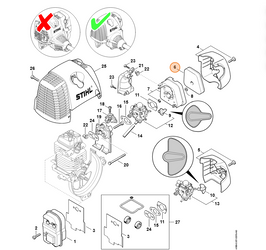 STIHL Filtr Powietrza FS 4180-120-1800