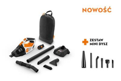 STIHL Odkurzacz akumulatorowy SEA 20 z zestawem mini dysz  i akumulatorem AS2 i ładowarką  AL1 SA03-200-0002