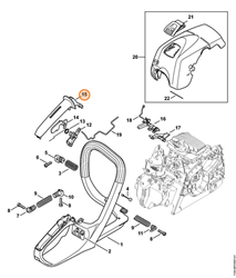 STIHL Okładzina Uchwytu Piły 1139-791-0600