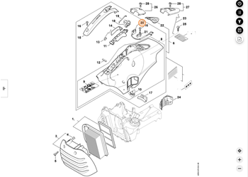 STIHL PRZEŁĄCZNIK TS 420 4238-430-0501