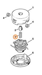 STIHL Sprężyna głowicy koszącej AutoCut 25-2 0000-997-1501