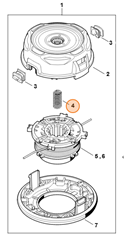 STIHL Sprężyna głowicy koszącej AutoCut 36-2 0000-997-3102