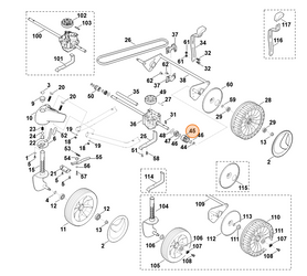 STIHL ZĘBATKA NAPĘDU 0000-640-2500