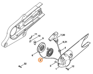 Stihl Sprężyna Rozrusznika TS 400 4223-190-0600