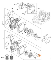 Stihl Sprężyna Zapadki 1118-195-3500