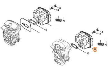 Stihl Tłumik MS 231 1143-140-0651