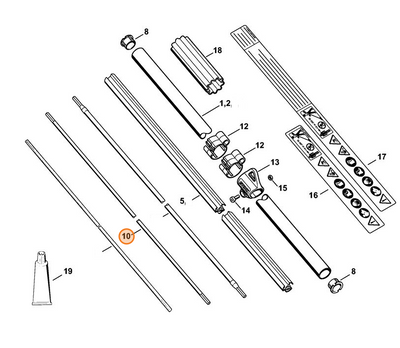 Wałek Napędowy STIHL 4137-711-3200