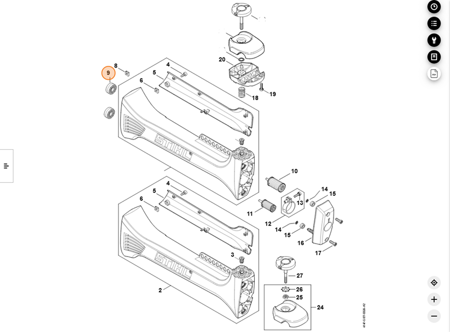 Amortyzator Kosy STIHL 4147-792-9301