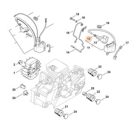 Cewka Moduł Zapłonowy STIHL MS 180 1130-400-1310