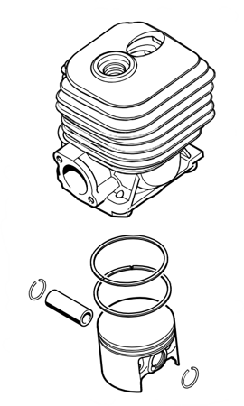 Cylinder Z Tłokiem Przecinarki STIHL TS 500i-A 4250-020-1201