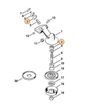 Łożysko Kulkowe 609 Przekładni Kosy STIHL 9503-003-9850