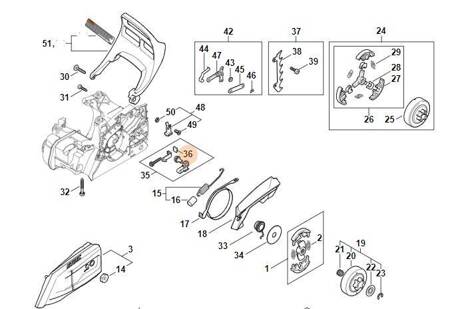 Napinacz łańcucha pilarki STIHL 1148-660-0701