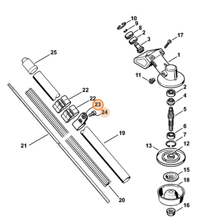 Obejma Zaciskowa Kosy STIHL 4140-007-1006