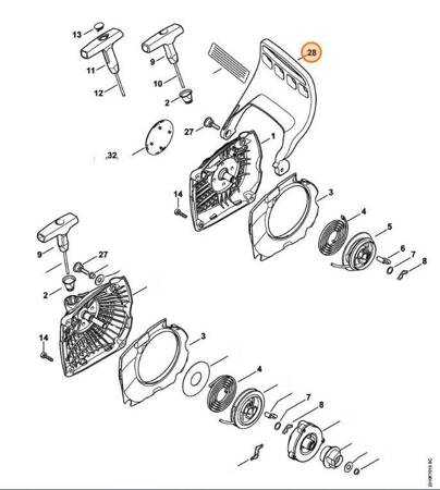 Osłona Dłoni Pilarki STIHL 1143-792-9103