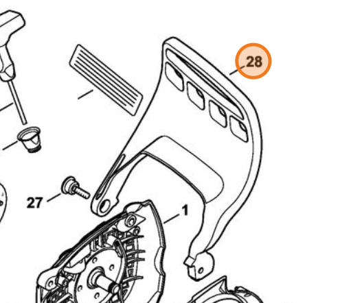 Osłona Dłoni Pilarki STIHL 1143-792-9103