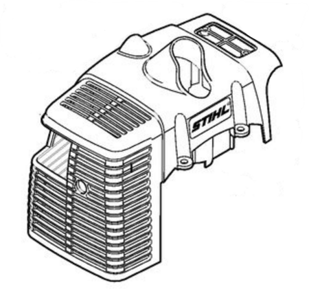 Pokrywa Tłumika Kosy STIHL 4134-084-0910