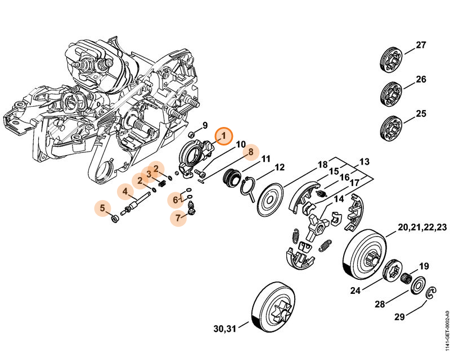 Pompa Olejowa Pilarki STIHL MS 261 1141-640-3200