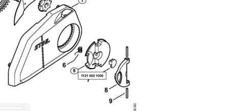 STIHL NAKRĘTKA SKRZYDEŁKOWA 1121-660-1000