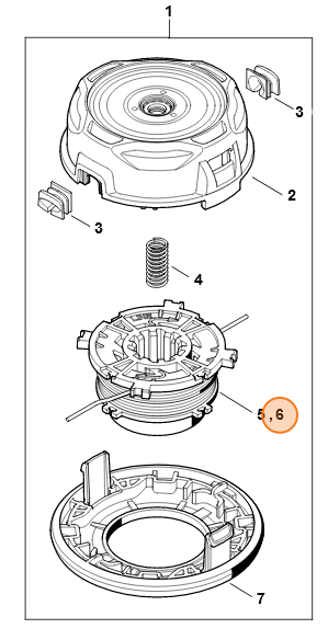 STIHL Szpula głowicy koszącej AutoCut 36-2 4003-713-3001