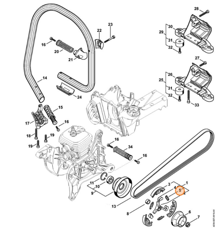 Sprężyna Sprzęgła STIHL 0000-997-5510