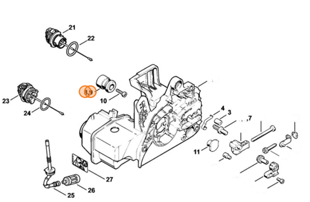 Stihl Amortyzator Tłumik Drgań 1123-790-9900