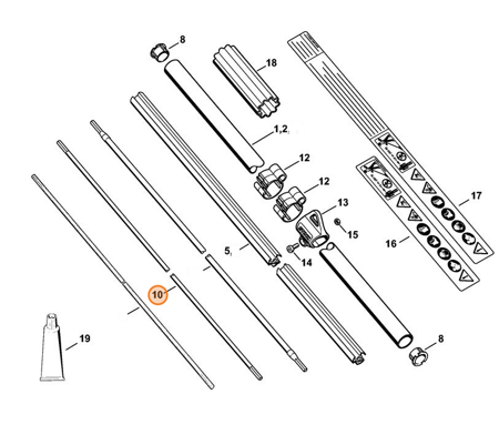 Wałek Napędowy STIHL 4137-711-3200