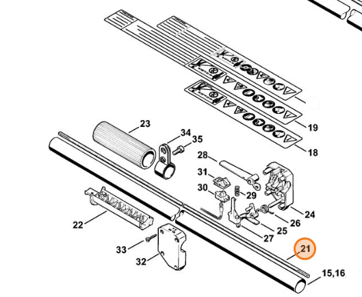 Wałek Napędowy STIHL 4140-711-3202