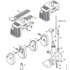 Pokrywa Tłumika Kosy STIHL 4134-084-0910