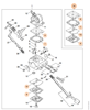 Zestaw Naprawczy Gaźnika Pilarki STIHL 1140-007-1004