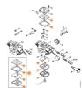 Zestaw Naprawczy Gaźnika Pilarki STIHL 1141-007-1030
